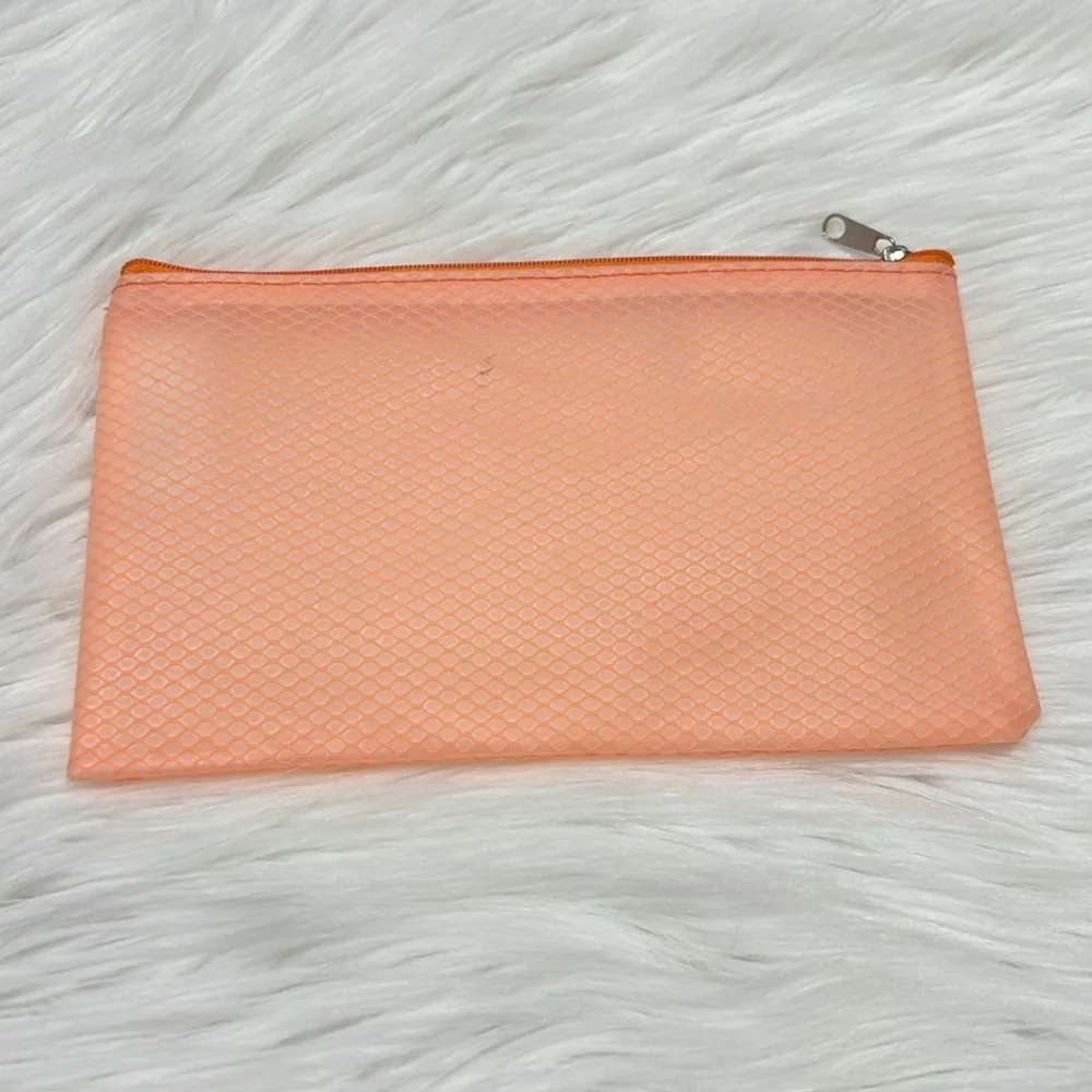 Orange Vinyl Pencil Pouch SCHOOL SMART